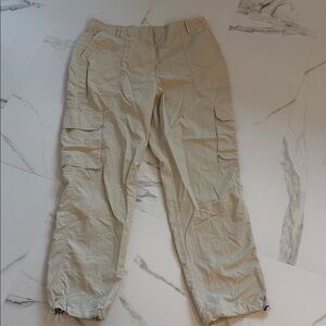 Men's Cargo Pants in Light Beige - Classic Utility Style